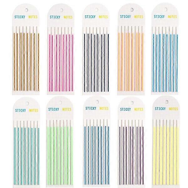 Marking Sticks with Adhesive Strip for Notes, Page Markers