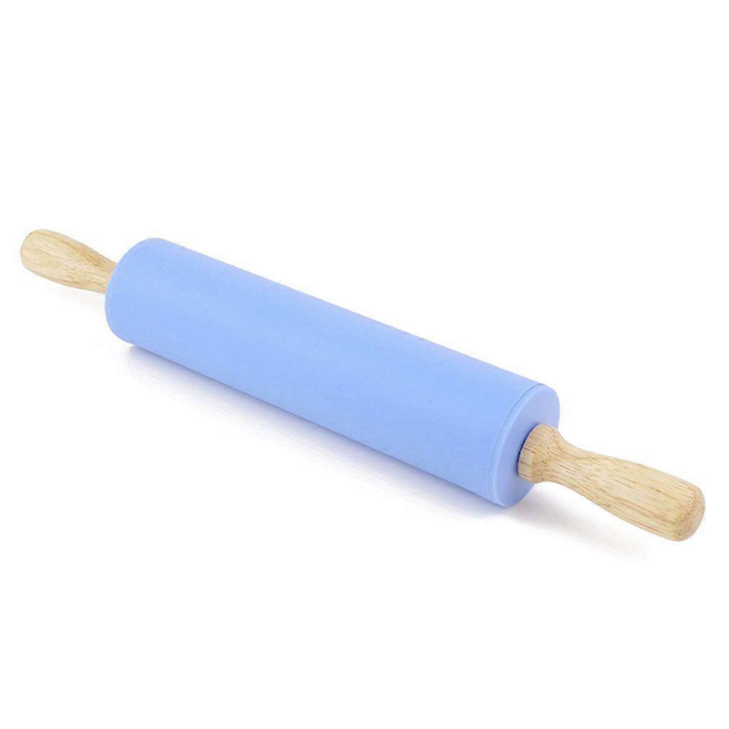 Silicone Rolling Pin, Non-Stick, with Baking Mat
