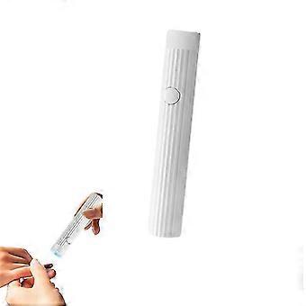 1 lámpara portátil de mano para el arte de las uñas con función de temporizadorblanco