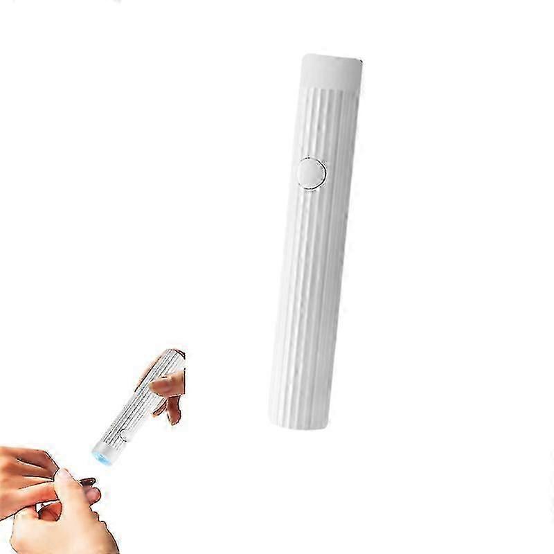1pc Handheld Portable Nail Art Lamp With Timer Functionwhite