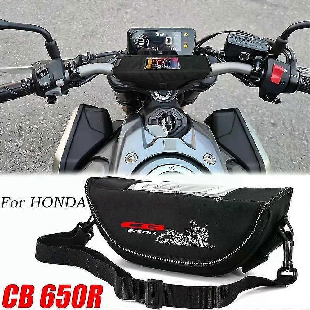 Fit For Honda CB650R CB650 R CB 650R CB 650 R Motorcycle accessory Waterproof And Dustproof Handlebar Storage Bag navigation bag-F