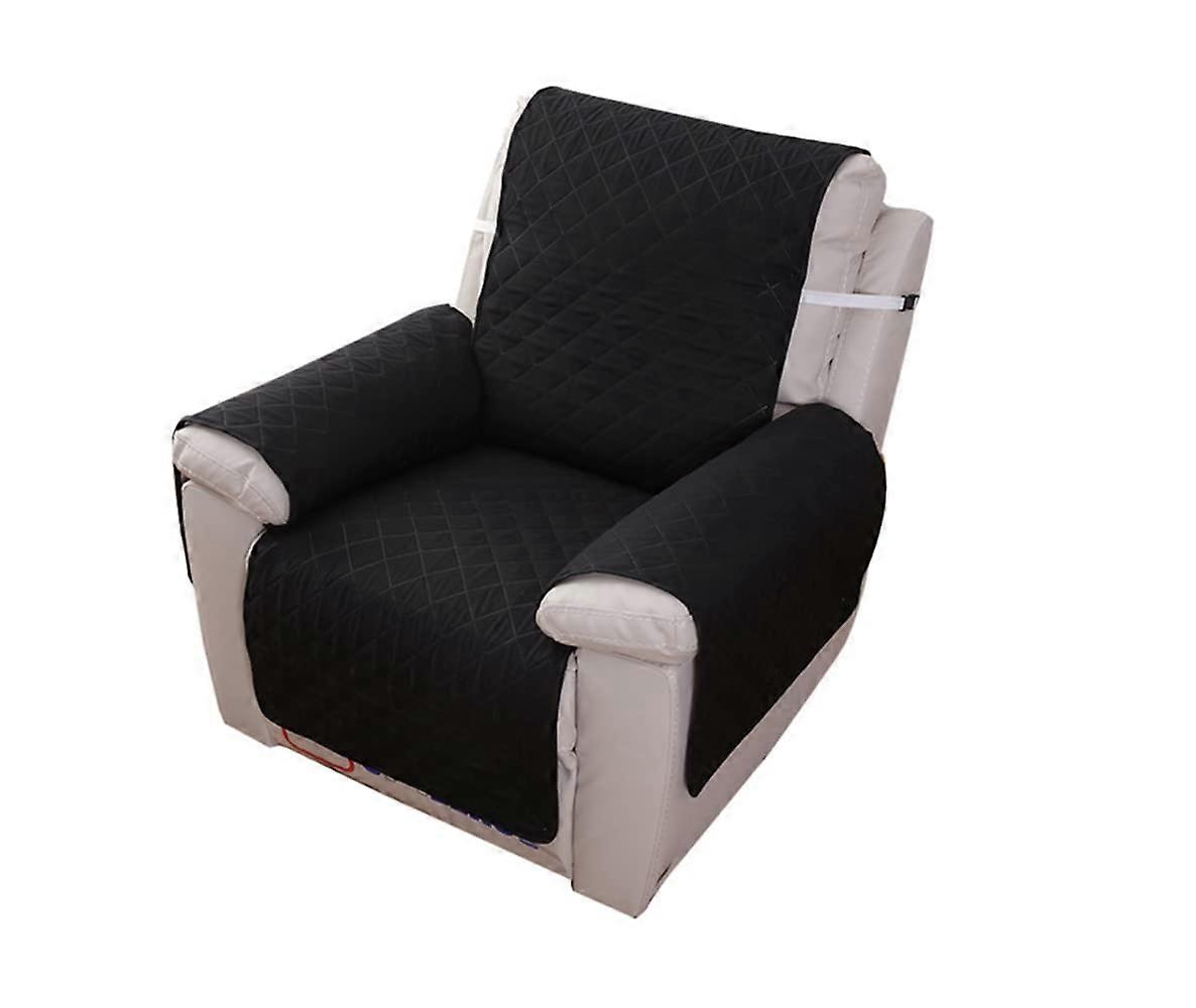 Armchair throws for fabric, recliner slipcovers, sofa throws in Black.