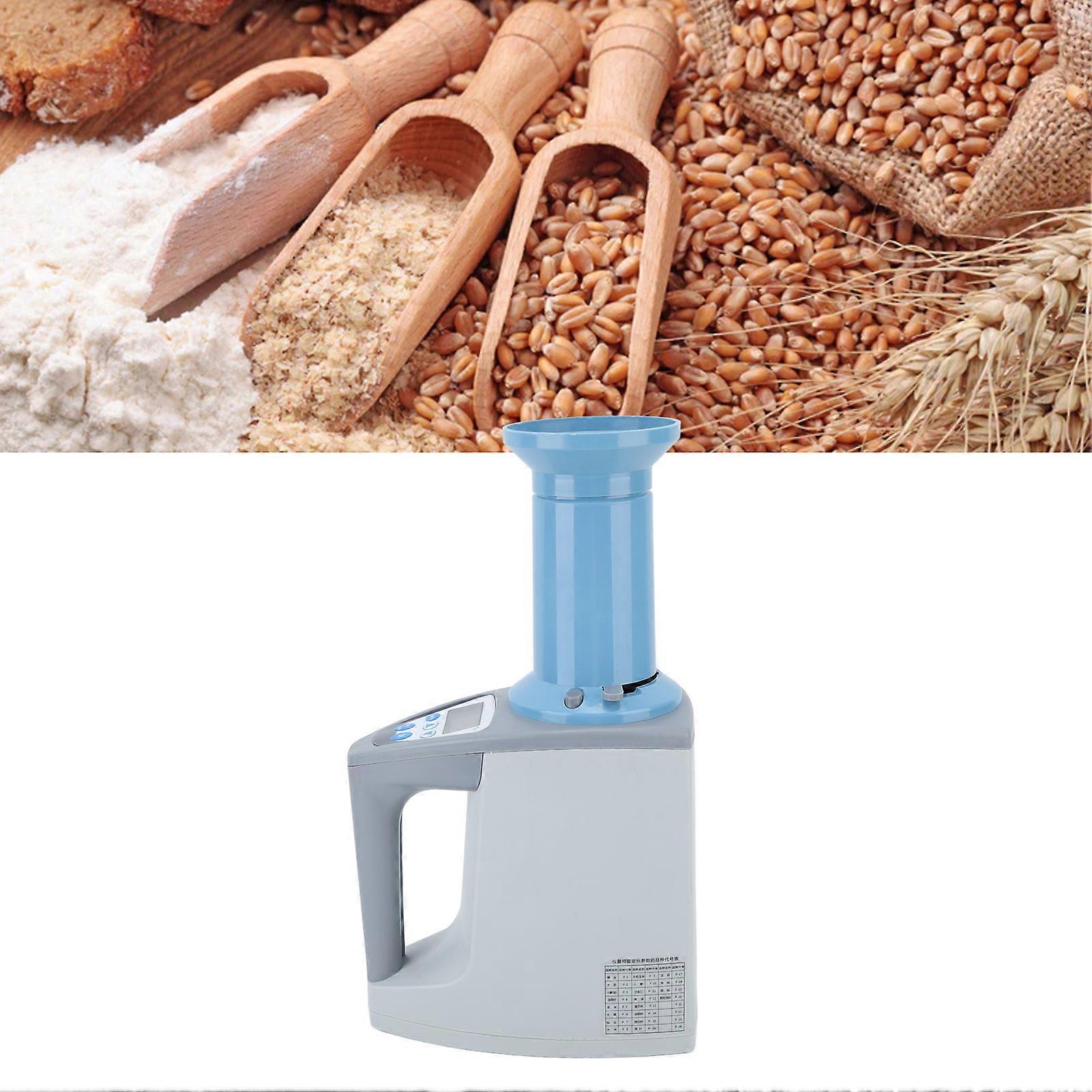 Smart Grain Moisture Meter Grain Moisture Tester For 20 Grains Soybean Corn Barley 100‑240V US Plug 