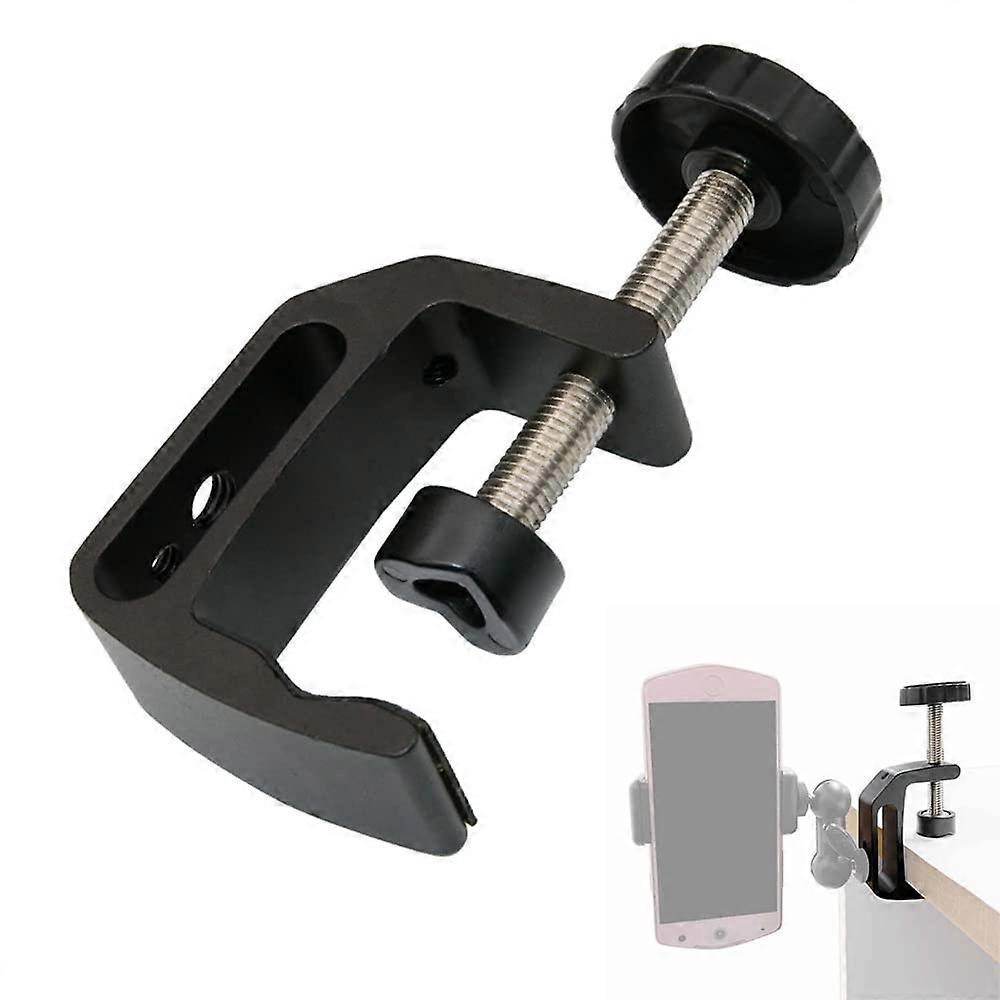 C Clamp Mount for Camera, 1.8 Inch Opening Super Clamp Tripod, Adjustable Tripod Clamp for LED Lights and Supports