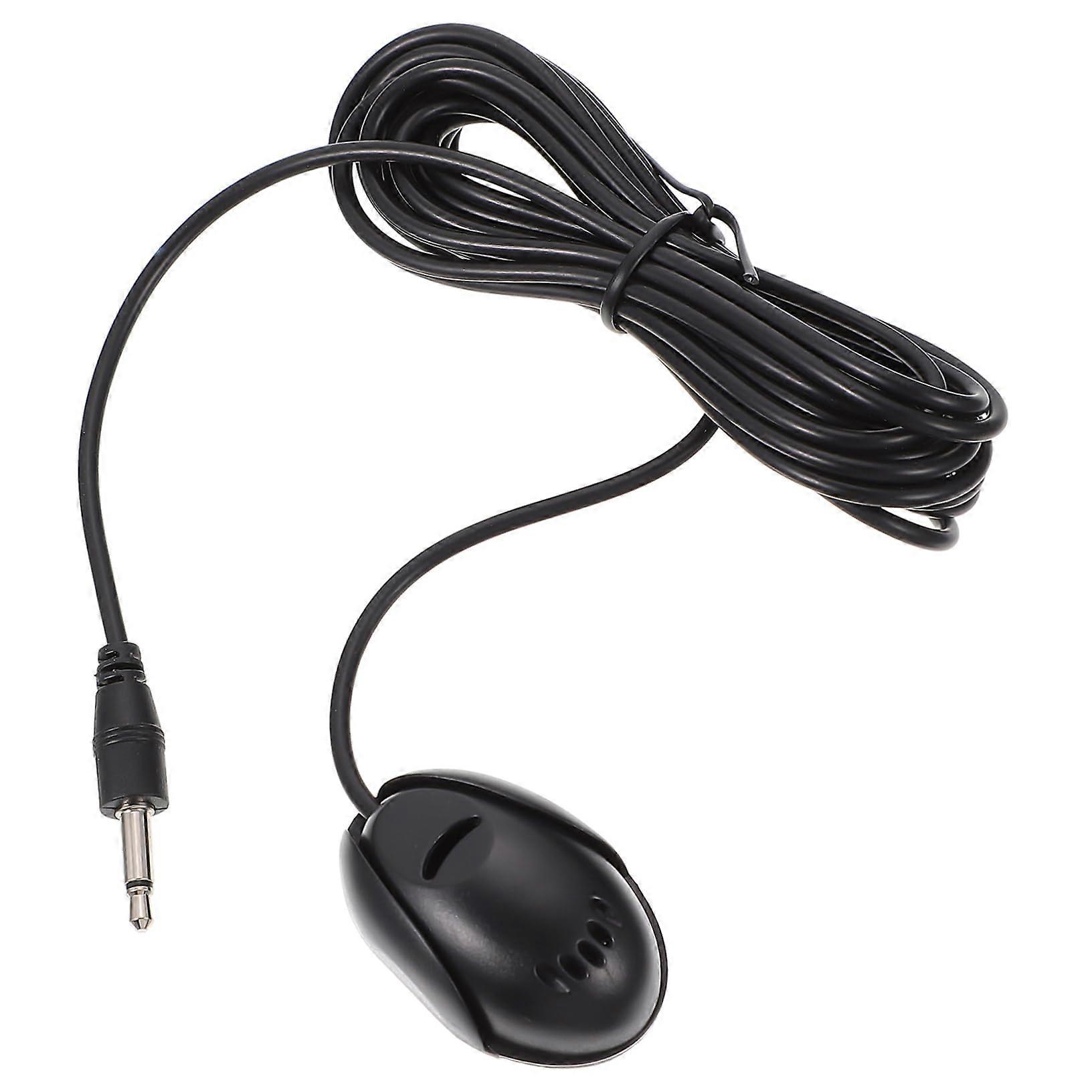 Wired Car Microphone for Voice Recording with Cable and Plug, High Sound Quality, Compatible with All Vehicles