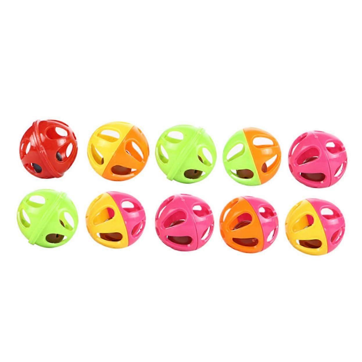 Pet Ball 50 Pieces Plastic Balls Cat Toys Interactive Cat Play Balls for Engaging Feline Fun and Exercise
