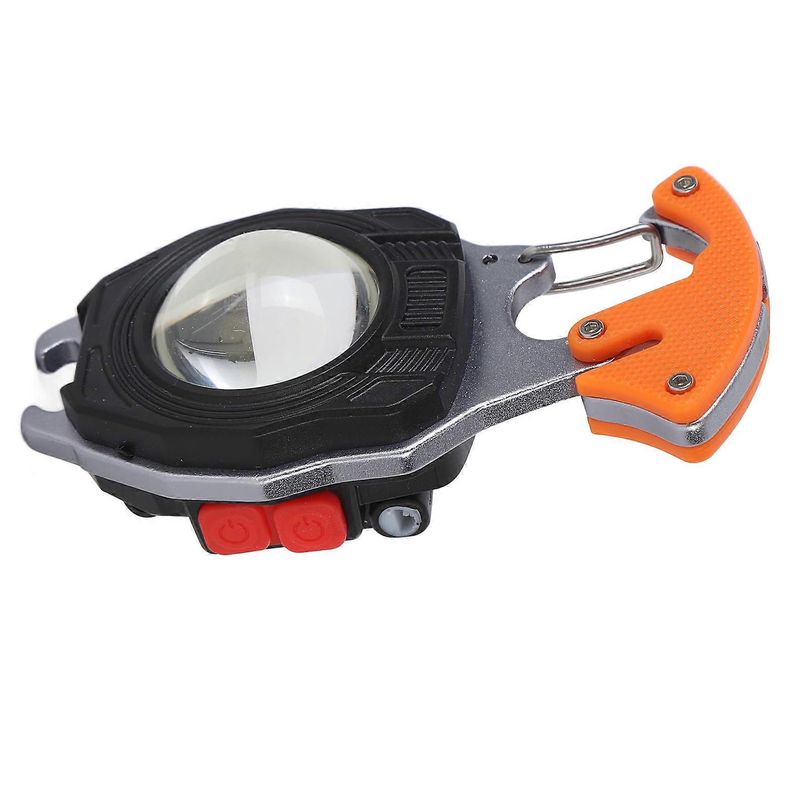 Mini Flashlight Multi Function Small LED Flashlight Orange 6 Light Modes Small Flashlight for Home Outdoors 