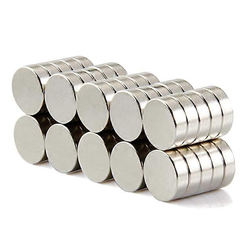 50PCS/Pack 10x5mm Round Shape Durable Magnet NdFeB Magnet
