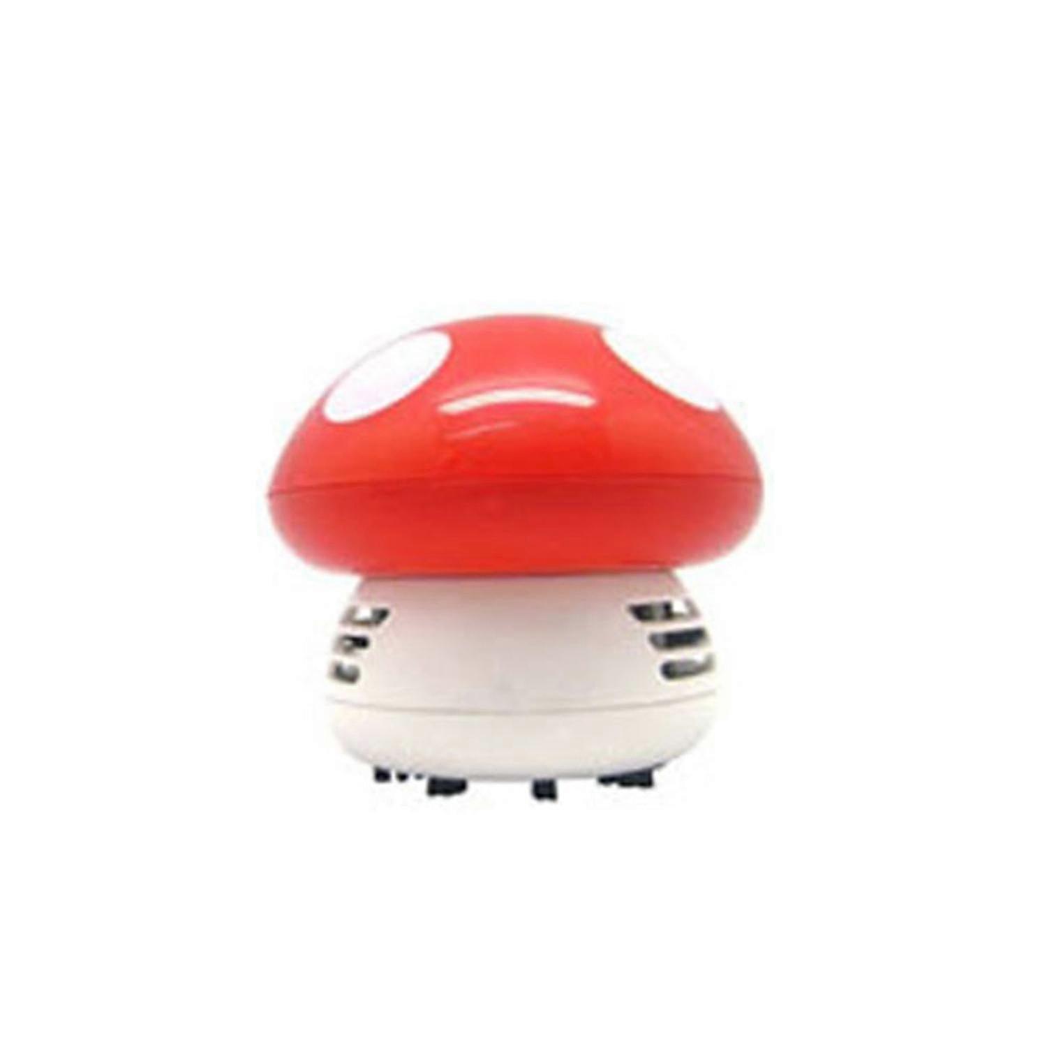 Compact Cartoon Mushroom Desktop Cleaning Vacuum Cleaner for Home and Office
