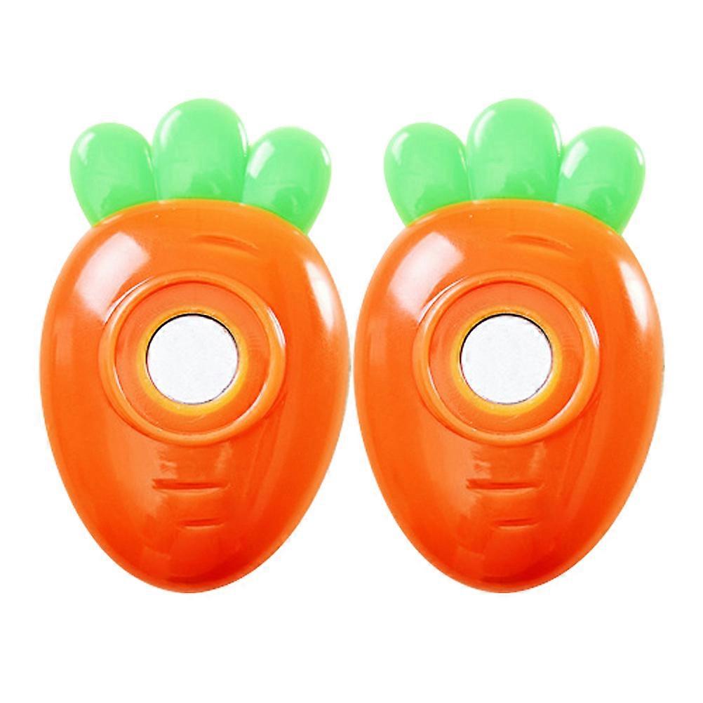 Control Holder For Wall Remote Organizer For Home Organization Carrot Shape 5.40X3.20X1.00CM 2Sets