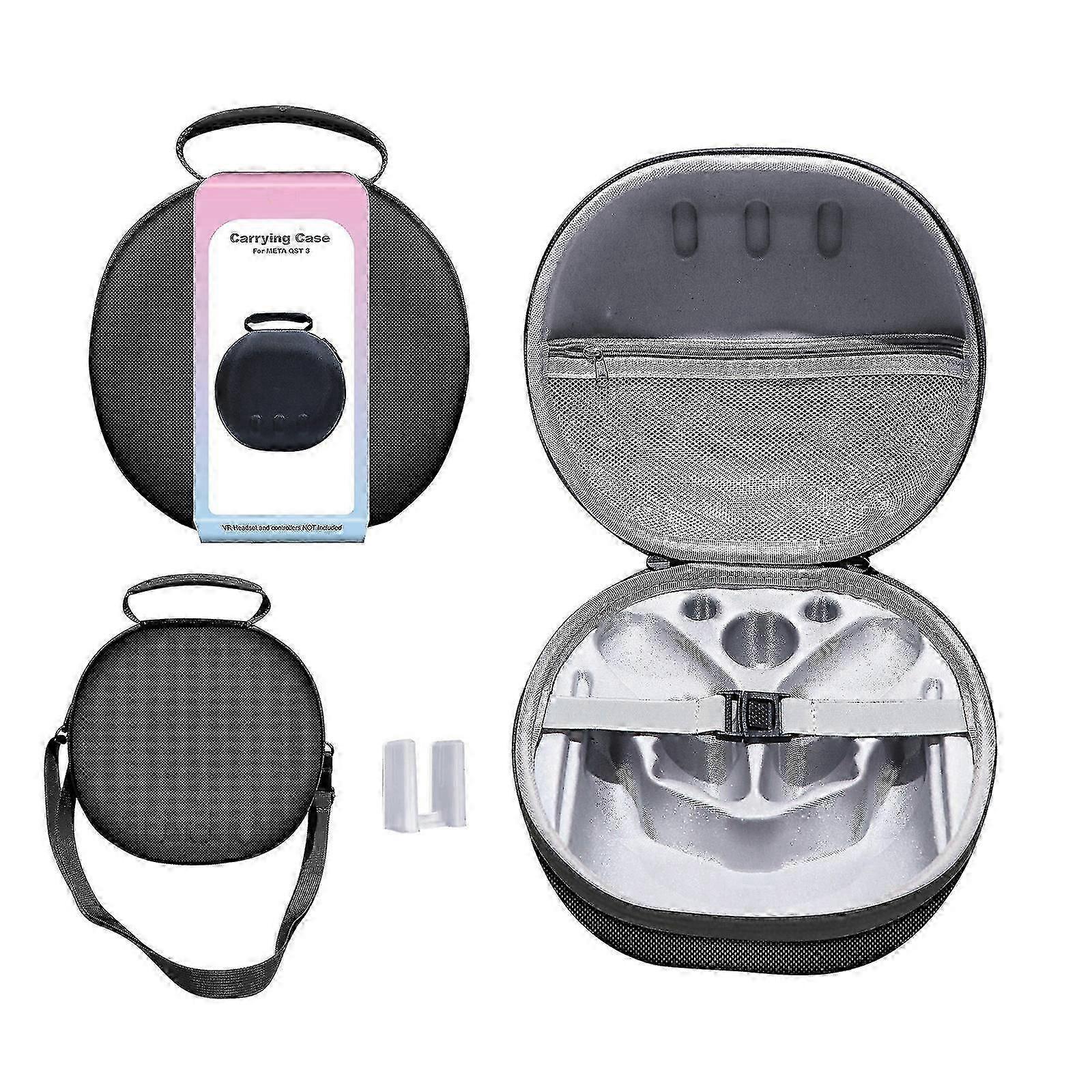 Carrying Case For Meta Quest 3, Portable Travel Storage Bag For Meta Quest 3 Vr Headset And Controllers, Meta Quest 3 Accessories