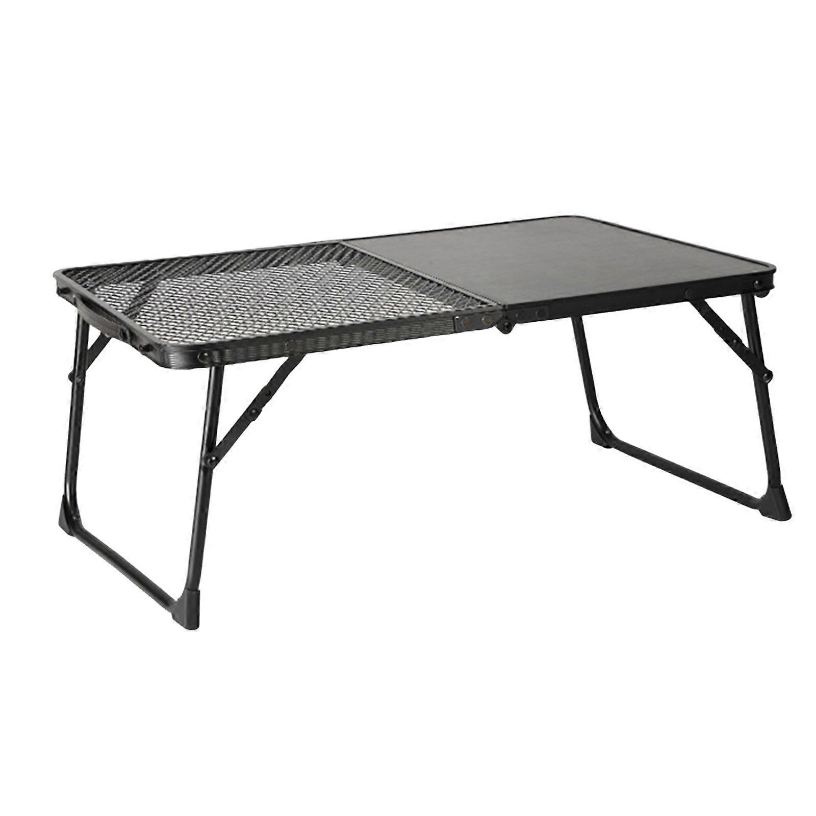 Light Weight Camping Tables Cooking Grate Overfire Desk Folding Table Outdoor Picnics Desk for Fishing Picnics Barbecue