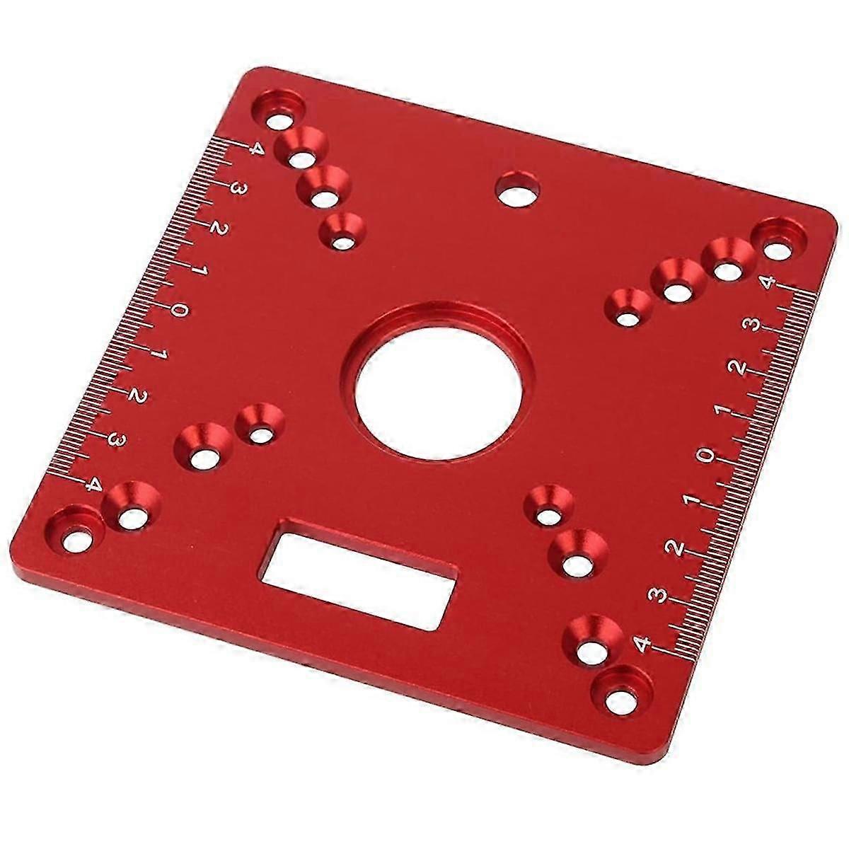 Router Table Insert Plate,Mini Square Woodworking Bench Router Flip Plate,Multifunctional Trimming