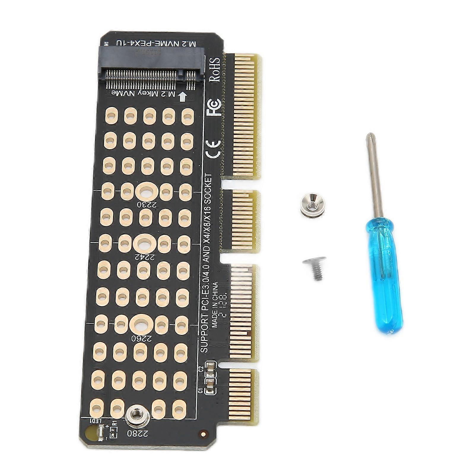NVME Riser Card M.2 to PCIE4.0 Stable Performance PCEX4/X8/X16 Card Slot Interface Expansion Card