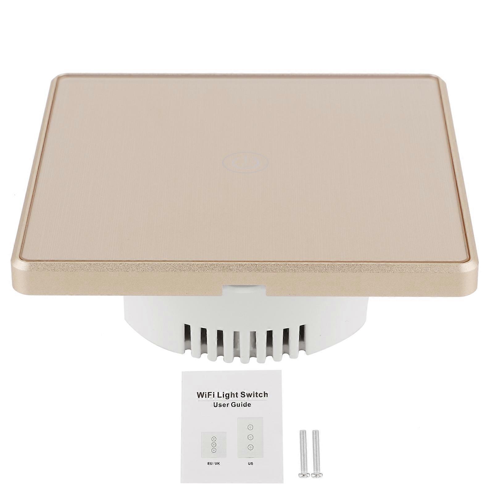 Smart Touch Switch Universal Gold Drahtlose Fernbedienung Standard 800W