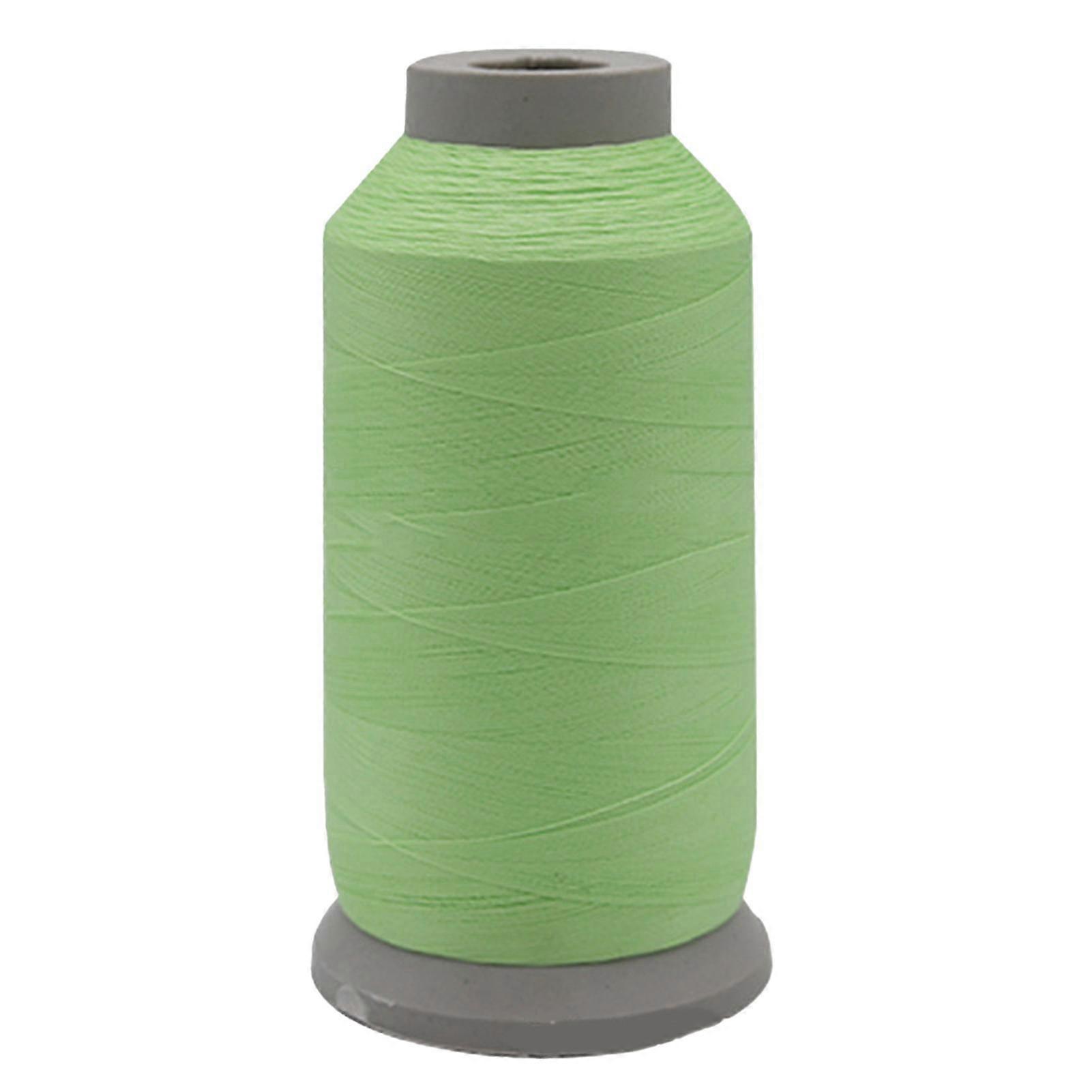 Briller dans le fil de broderie foncé bricolage polyester lumineux point de croix tricotage--vert clair 1 rouleau