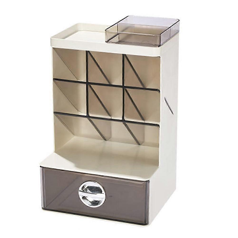 Pen Holder 1 Piece With Drawer Desk Organizer For Pencils And Brushes Office School