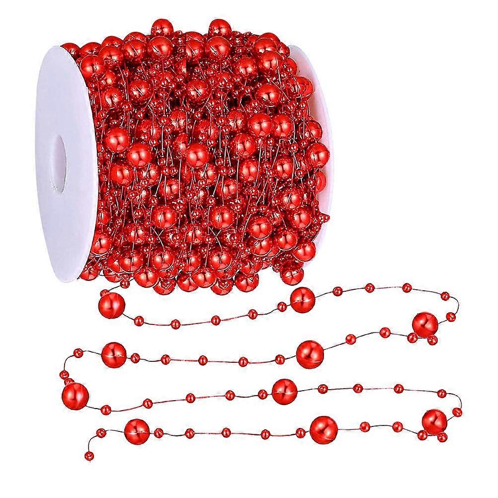 It sounds like you're looking for information or a description about a product :

**"1 Roll Christmas Tree Beads Chain Faux Pearl Beads Strand For