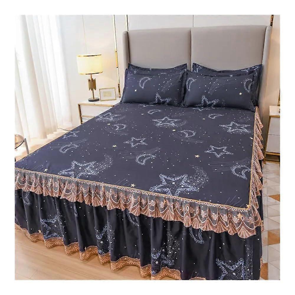 Simmons 3-Piece Spring and Summer Queen Size Bedding Set, Brushed Fabric Duvet Cover and Sheets, 200x220 cm