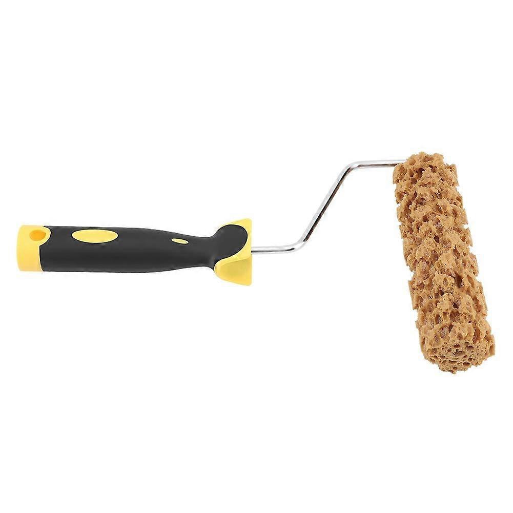 Handle roller made of natural materials, ecofriendly for wall painting tool mixing with precision work, smooth finish.