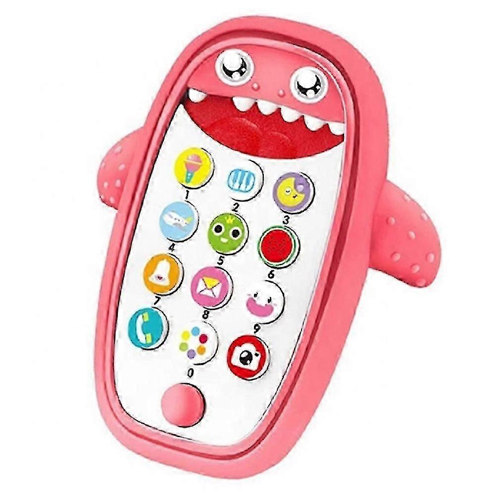 赤ちゃんのためのライトと音で赤ちゃんミュージカルおもちゃのサメの形の赤ちゃんの携帯電話