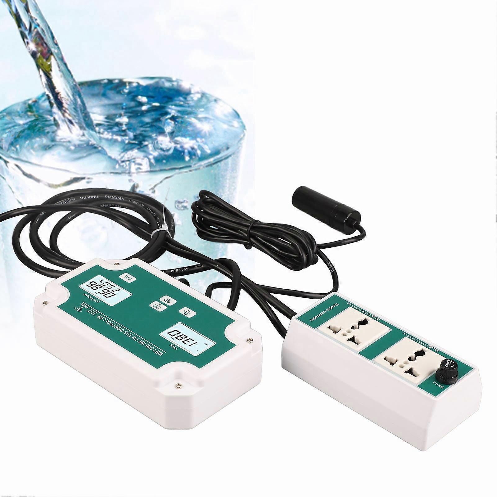 3 in 1 PH Temperatura TDS Meter Misuratore digitale di qualità dell'acqua Tester di monitoraggio online wireless
