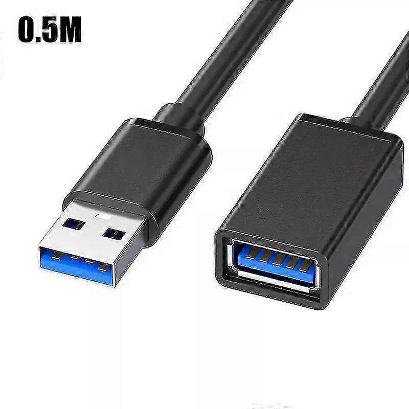 High Speed USB 3.0 Extension Cable with Type A Male to Female Connector for Data Transfer and Charging