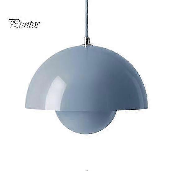 Simple Flower Shape Lampshade Small Chandelier Adjustable Wire Length Three Light Colors Modern Globe Kitchen Dining Room Ceiling Lamp