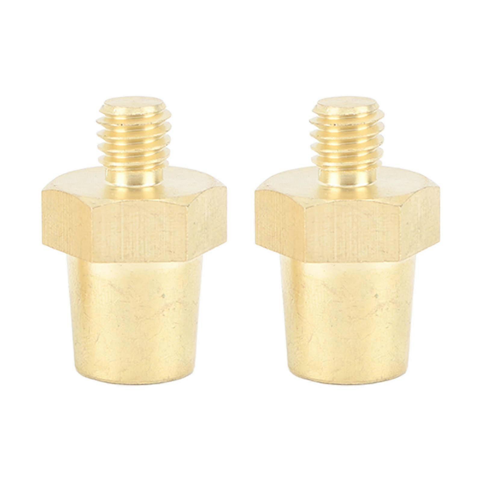 One Pair Brass Side Terminal Charging Posts Suitable for 9.2mm Positive and Negative Battery Cable Terminals
