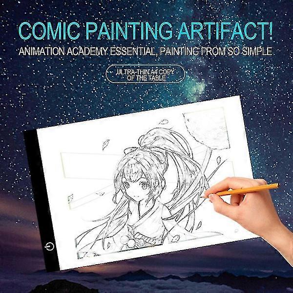 USB A4 LED Ultra Thin Drawing Board Copy Plate Tablet