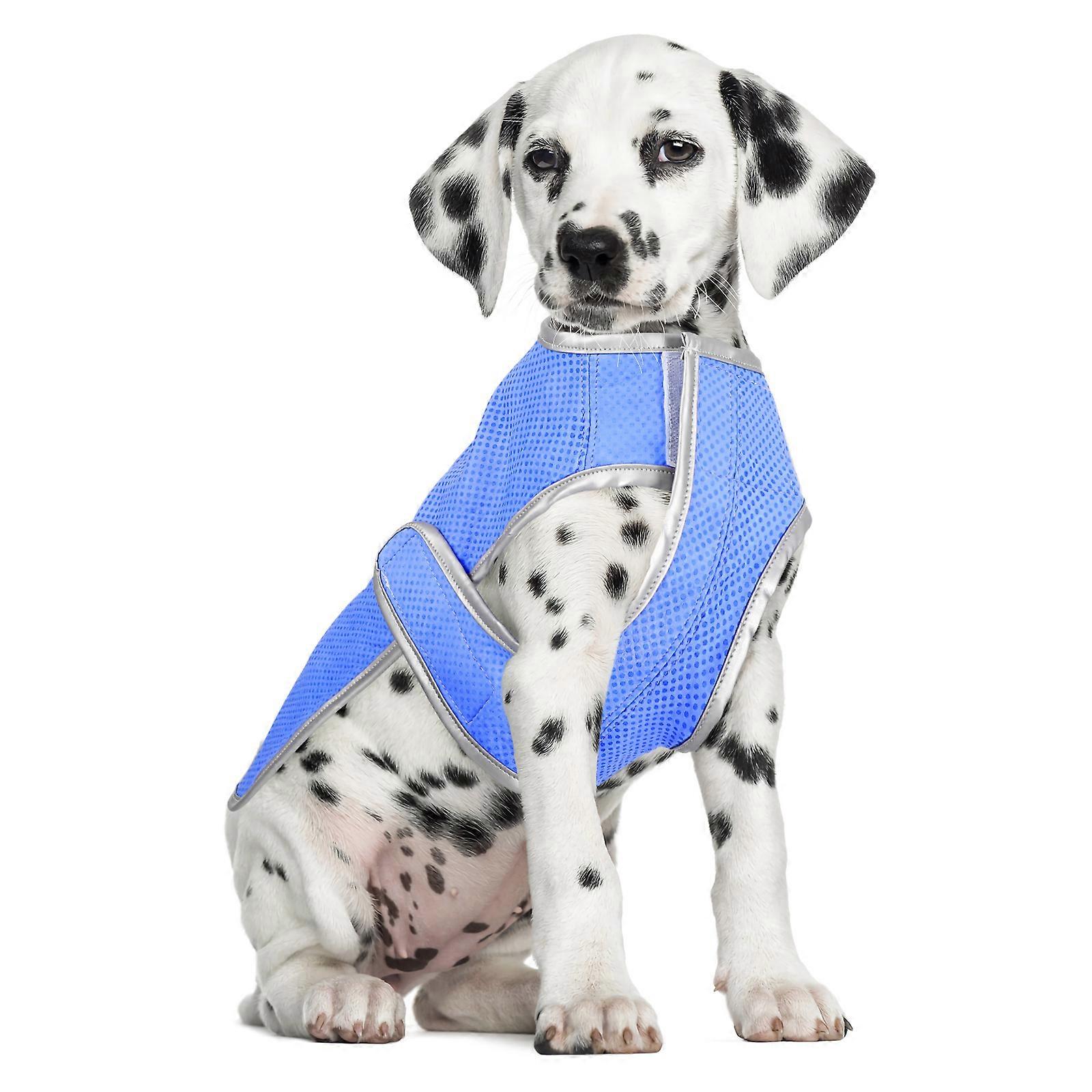 POPETPOP Dog Cooling Vest Pet Cooling Waistcoat Mesh Fabric for Puppies (Size)