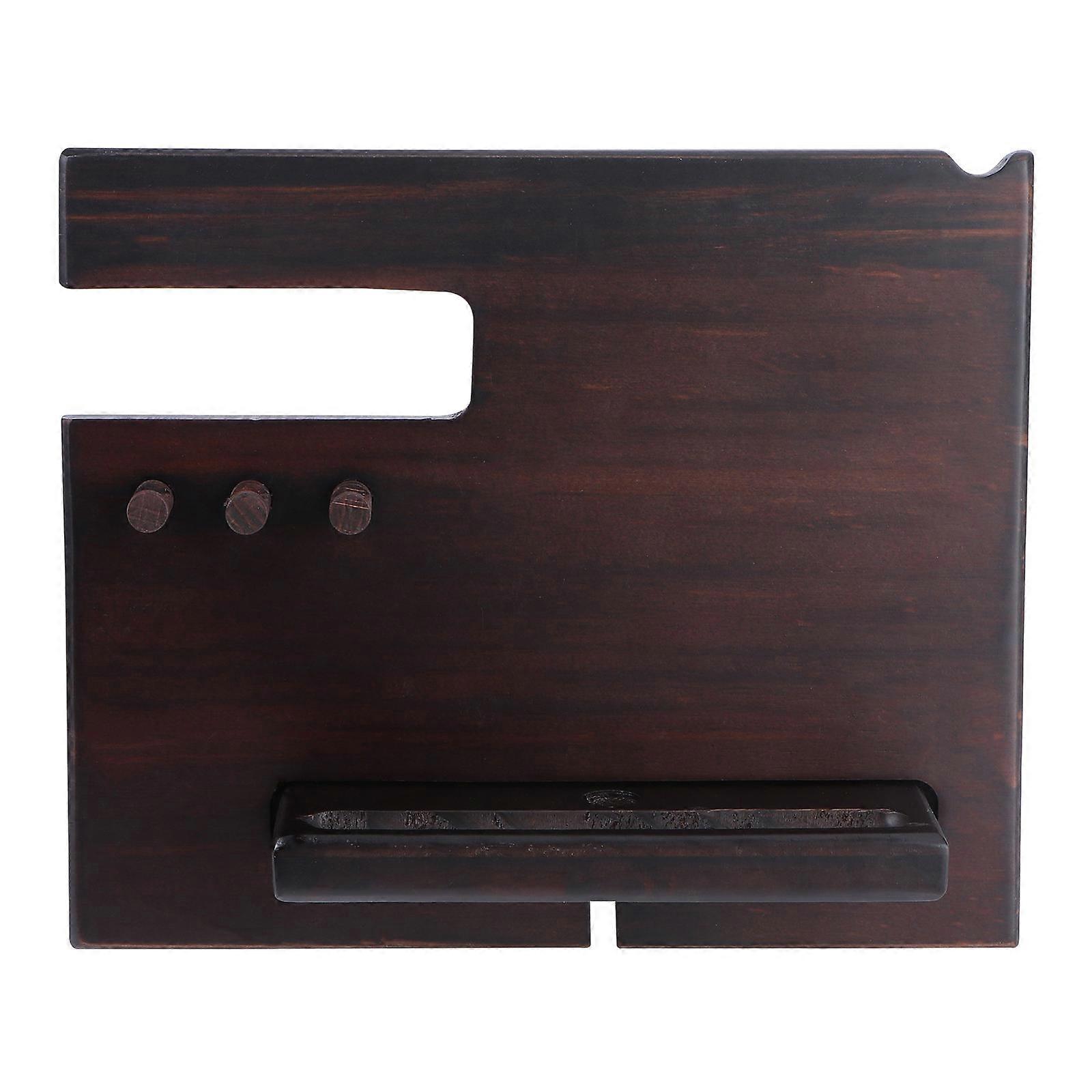 Cell Phone Stand Wood Desktop Organizer Multifunctional Office 24X22X20CM 1Set