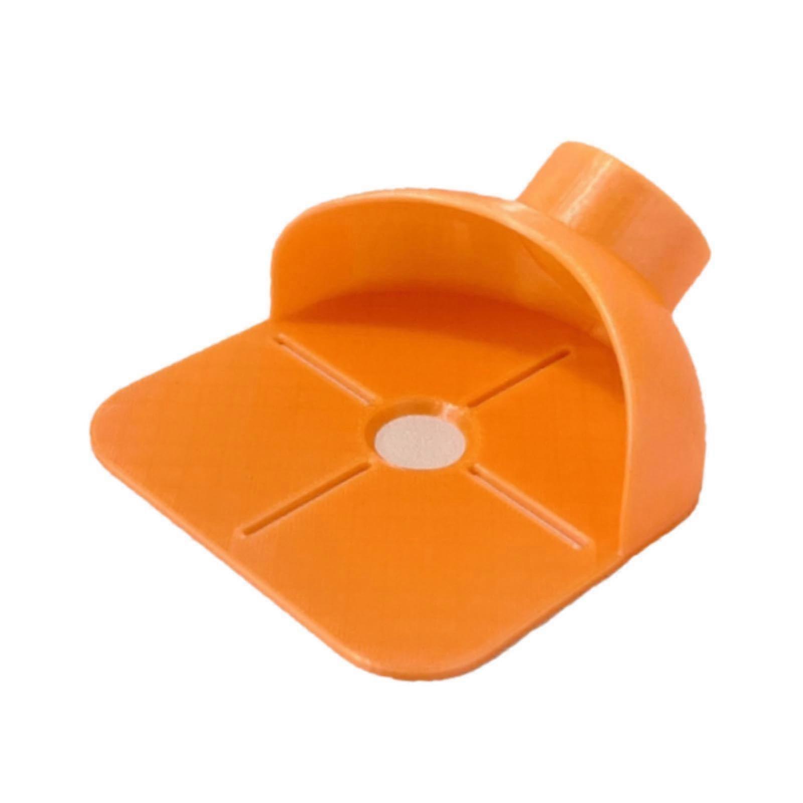 Hole Saw Dust Container, Dirt Catcher Cover, DIY Tools, Easy to Install, Drill Dust Container, Orange