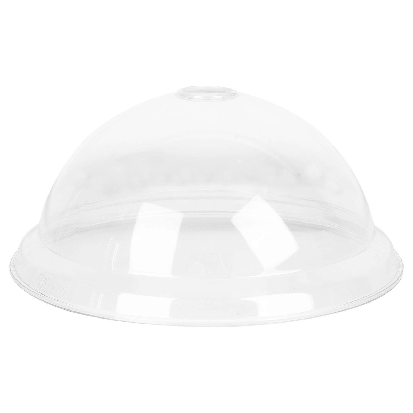 Transparent Food Cover Insulation Dustproof Lid for Kitchen Use Round Shape PC Material