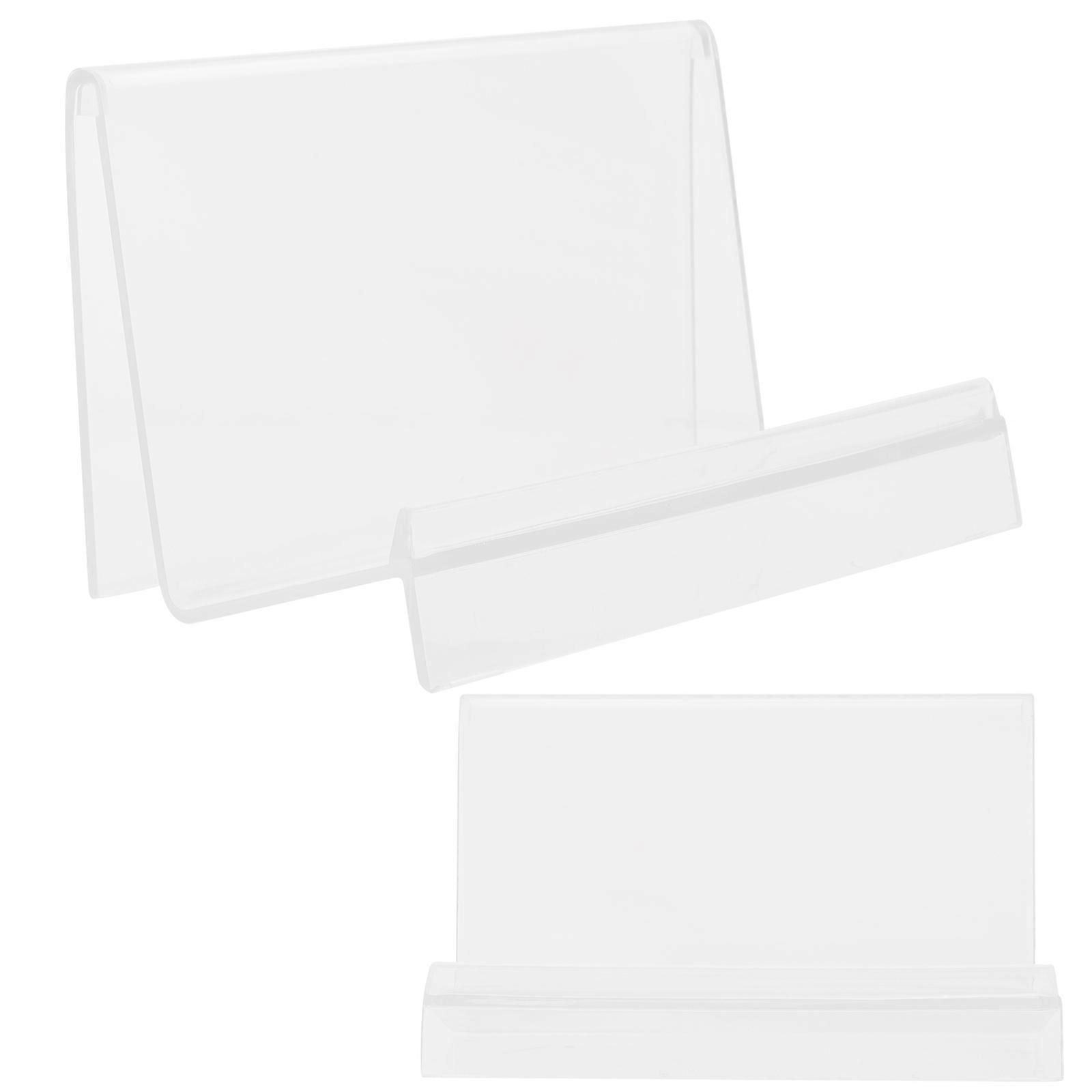 2pcs Purse Wallet Display Stand Rack for Storage on Desktop Transparent Stands