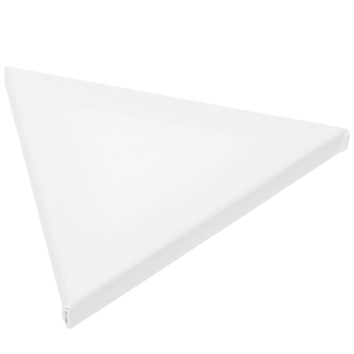 Painting Supplies for Artists Decorative Art Canvas Panels Triangle Style White 15cm Creative Drawing Board 2Pcs
