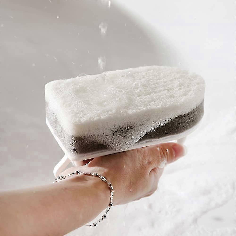 Kitchen Sponge with Plastic Handle  Multi-Purpose Cleaning Brush for Dishes & Decontamination