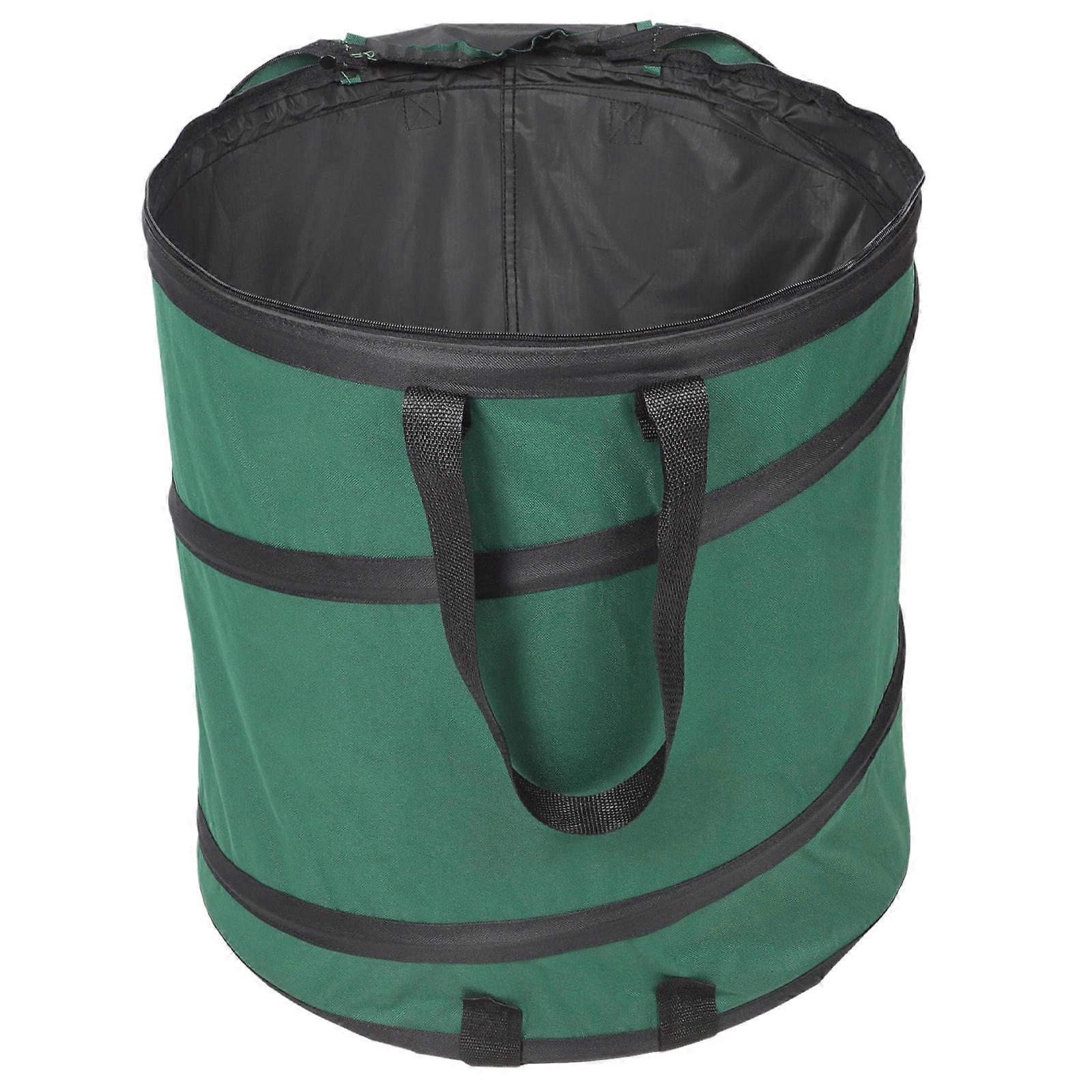 Yard Leaf Collector Gardening Leaf Bag Home Organization Black Tear-Resistant Corrosion-Resistant 1Set