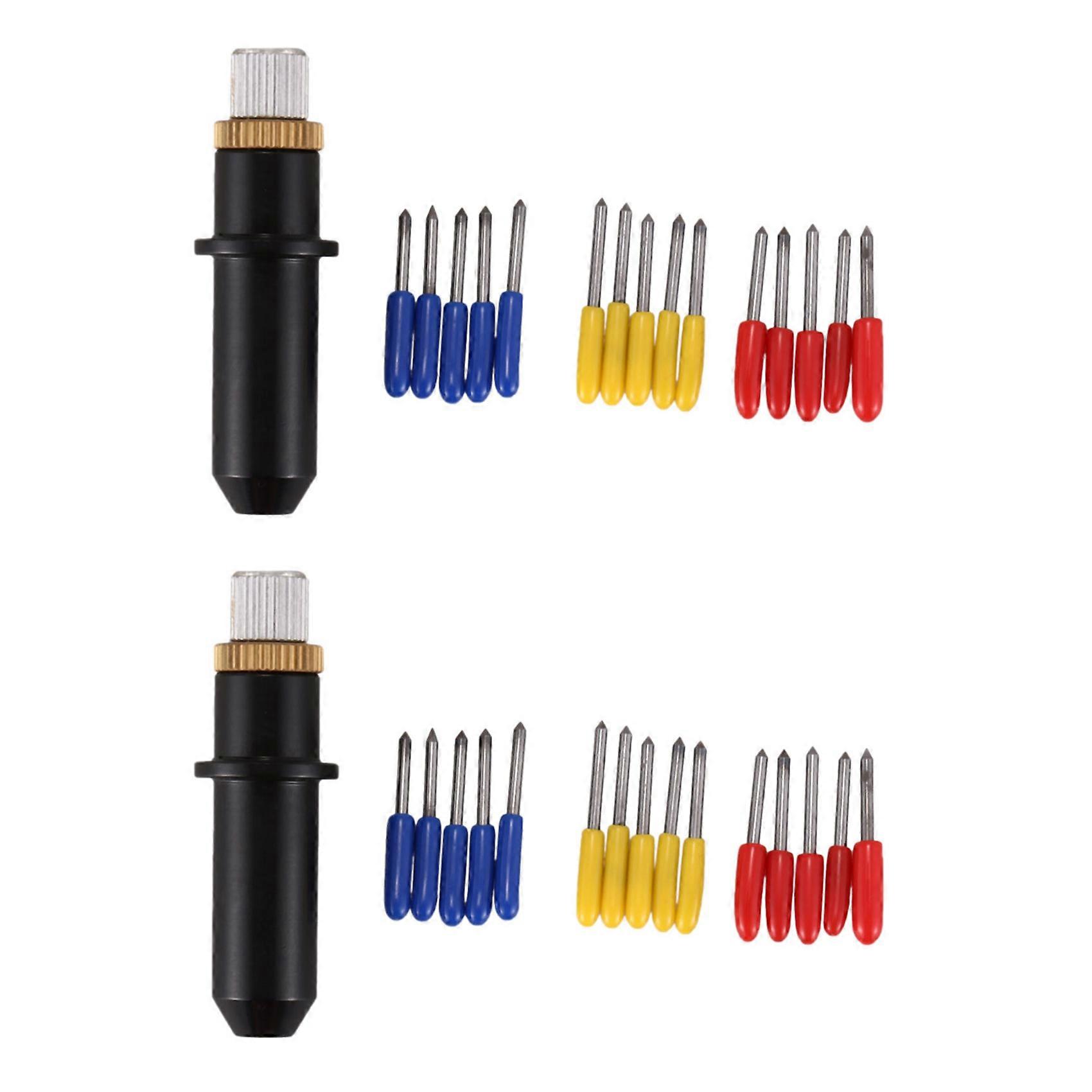 32Pc 30/45/60 Degrees Mimaki for Cutting Plotter Vinyl Cutter Blades+ Mimaki Blade Holder