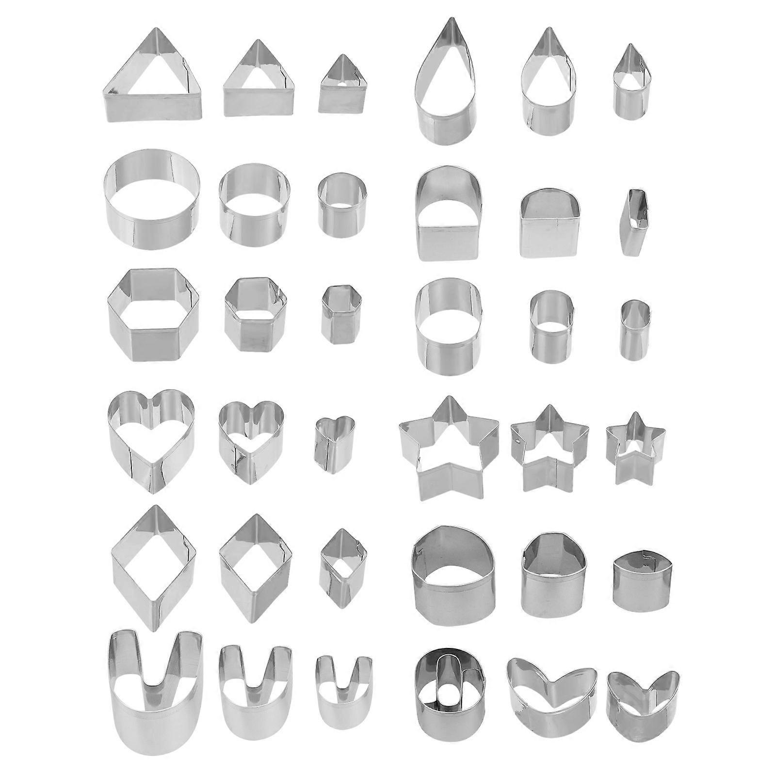 1 Set of Clay Cutters Earrings Making Tools Kit Metal Cutter Molds DIY Tools