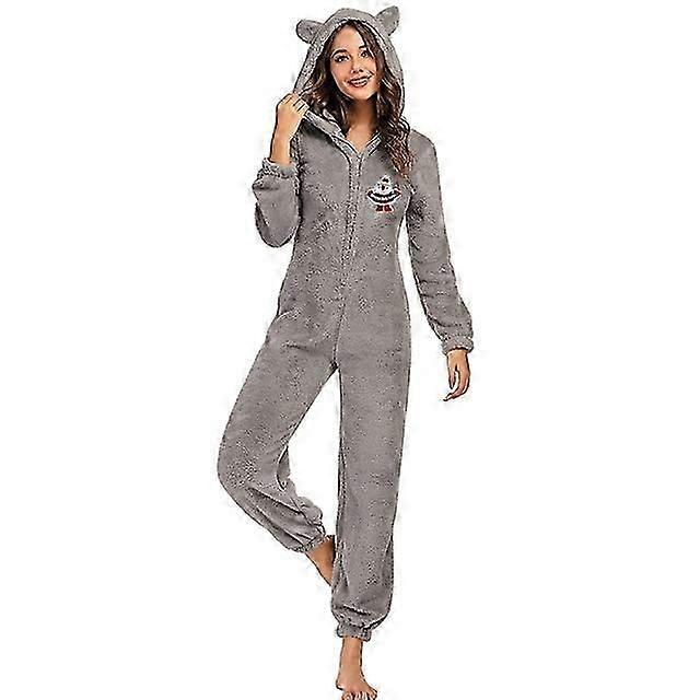 Plush Romper Autumn Winter Flannel Pajamas