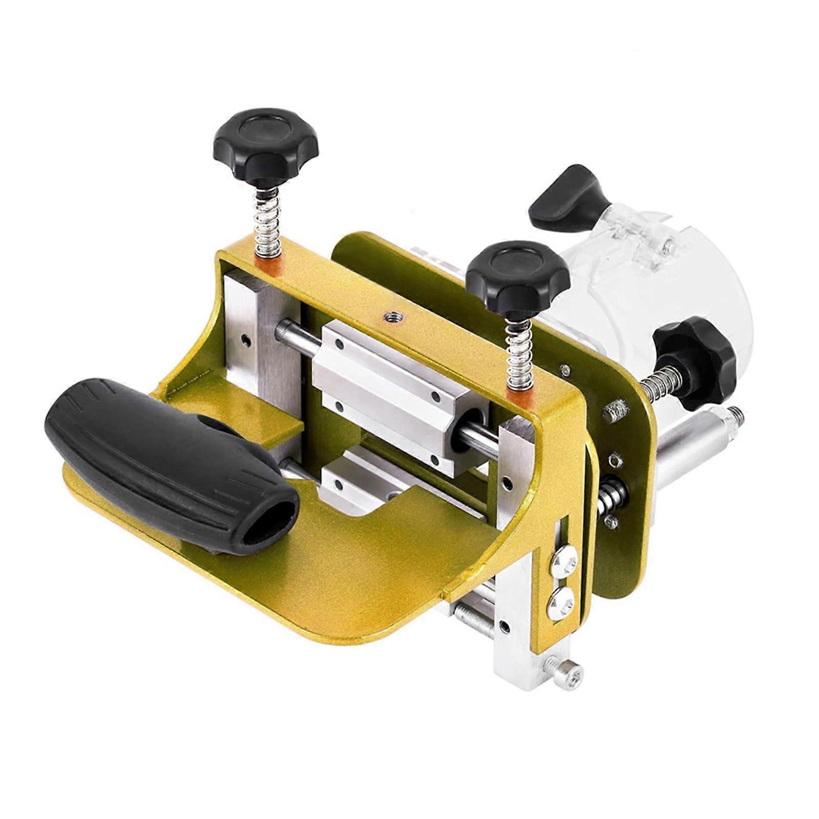 Insertion devices for 65 mm trim router, 2in1 slot holder, invisible fasteners, positioning rail, woodworking Ref: 4591