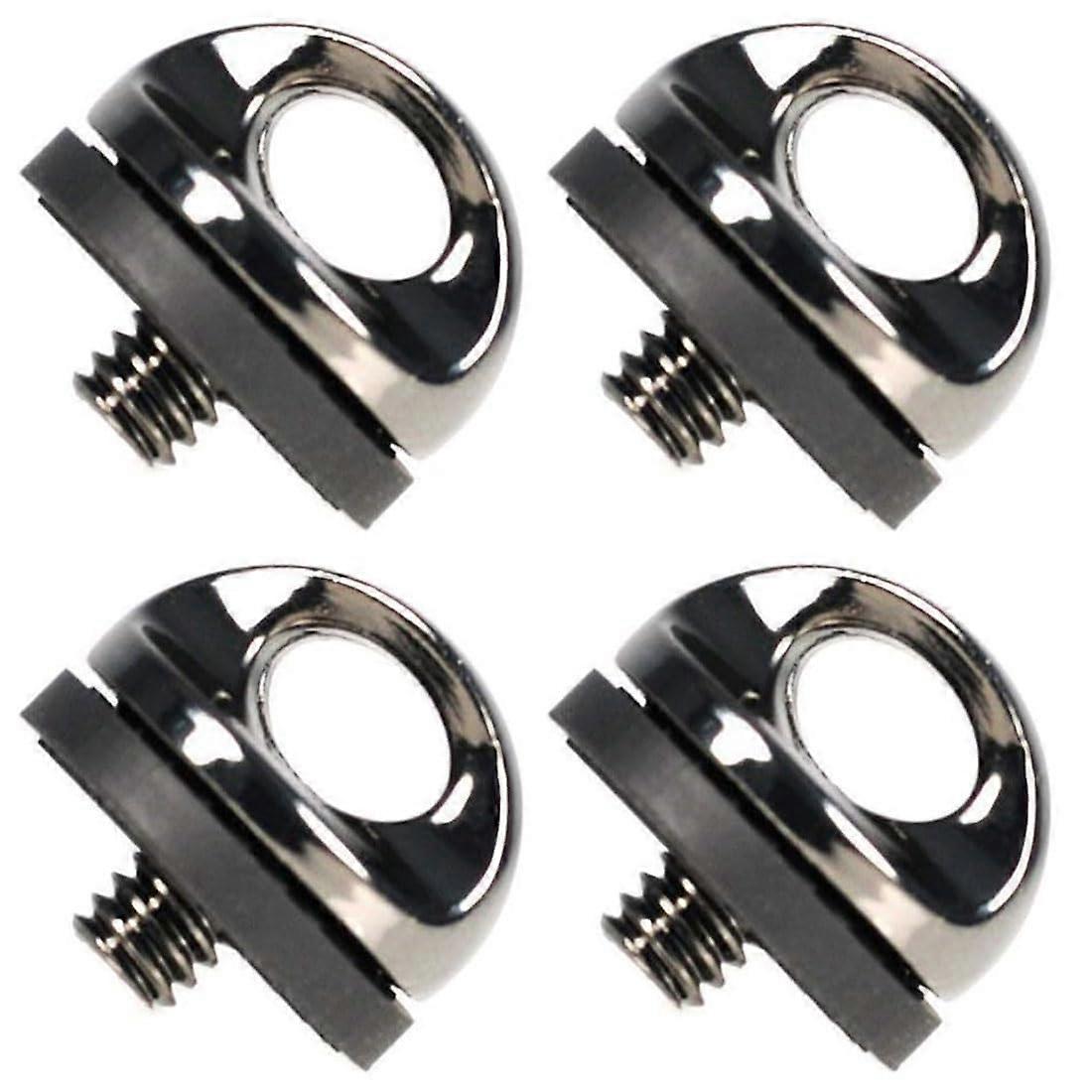 1/4 Inch Camera Mounting Screw Adapter for Camera Strap DRing, 1/4 Inch Screw for Carrying Strap, QR Plate (4 Pieces)