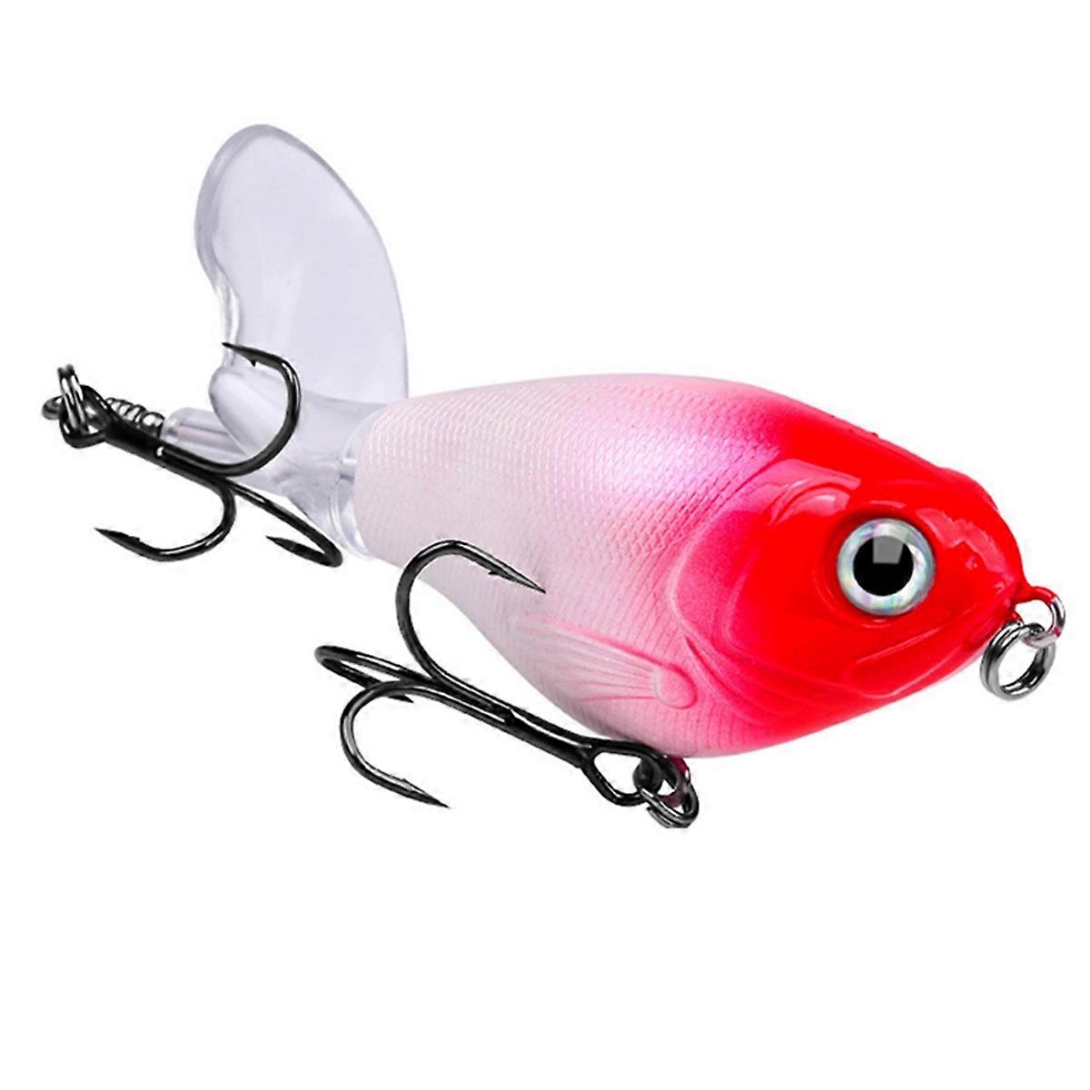 Fishing Lure Topwater Whopper Popper Floating Wobbler 12g C