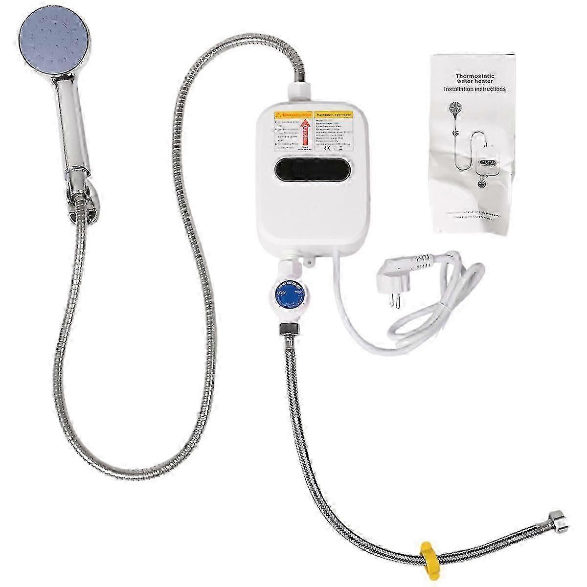 Instant Water Heater Shower 220V Bathroom Faucet 3500W EU Plug