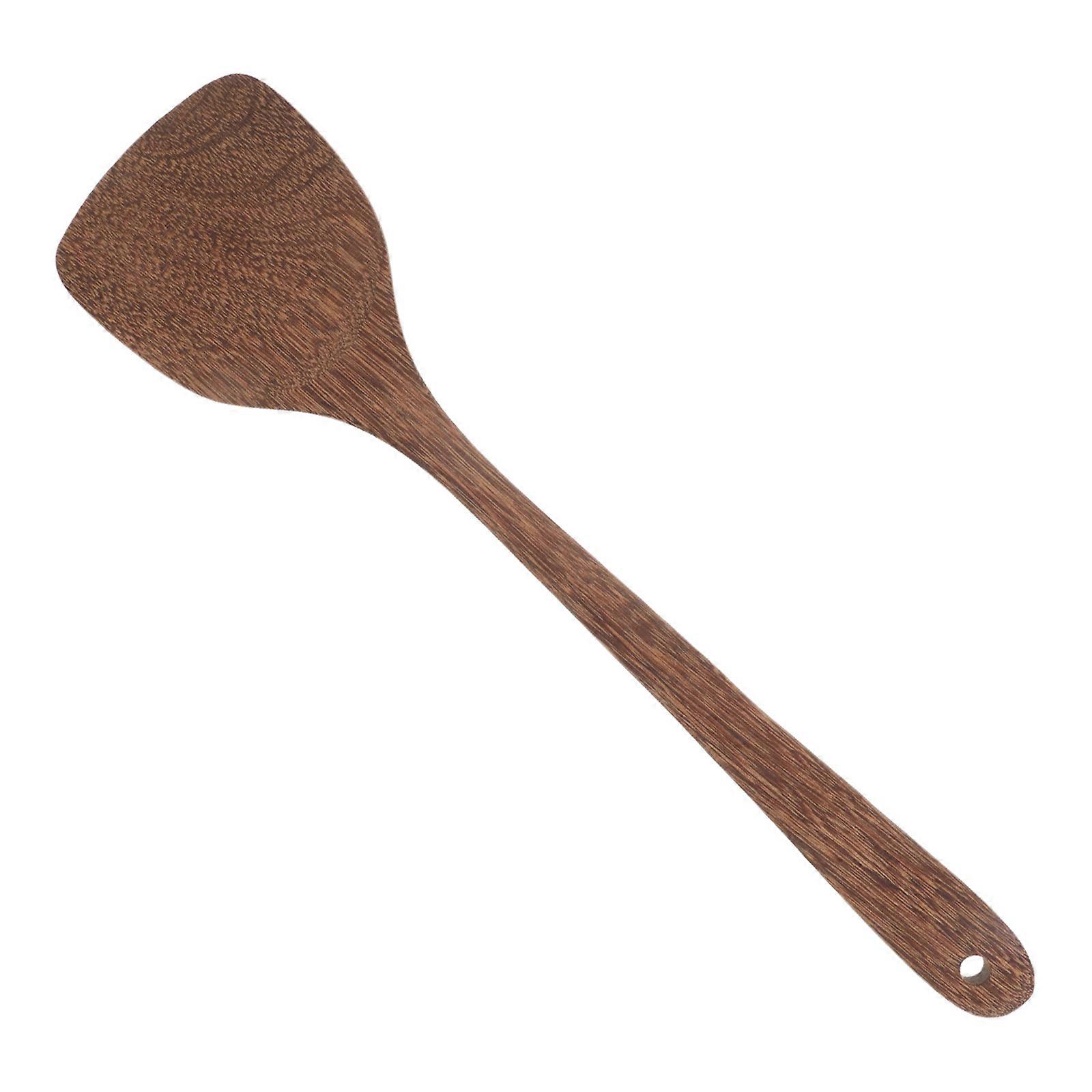 Wooden Chicken Wing Turner with Ergonomic Grip, Lightweight Spatula for Cooking, Camping, and Home Use, Natural Non Stick Kitchen Utensil