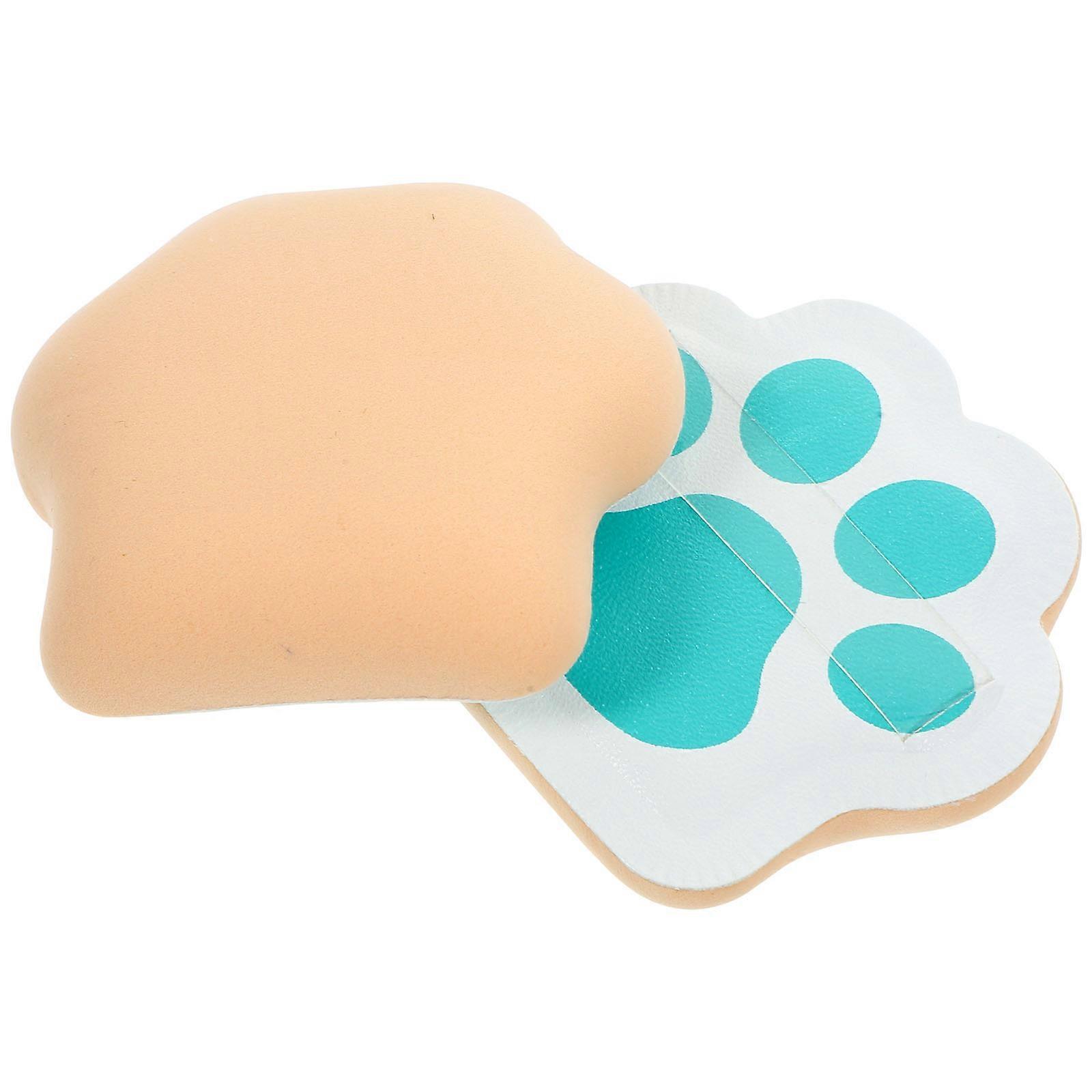 Wedge Shape Powder Puff Makeup Tool For Everyday Makeup Compact Size Assorted Color Even Powder Distribution 2Pcs
