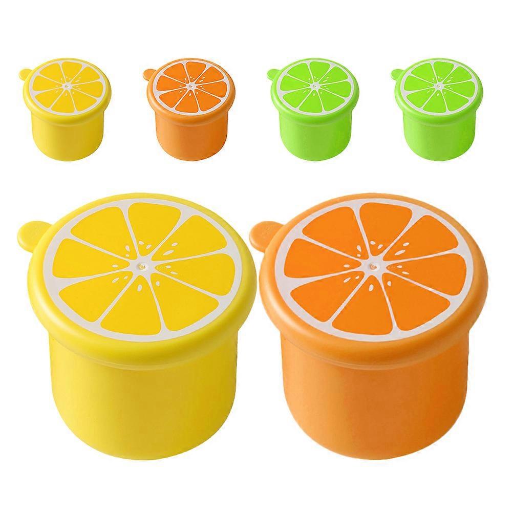 6pcs Reusable Plastic Sauce Cups with Lids – Multi Use Food Storage Containers for Dressings, Condiments, Snacks – Travel, BBQ, Lunch Boxes – Vibrant