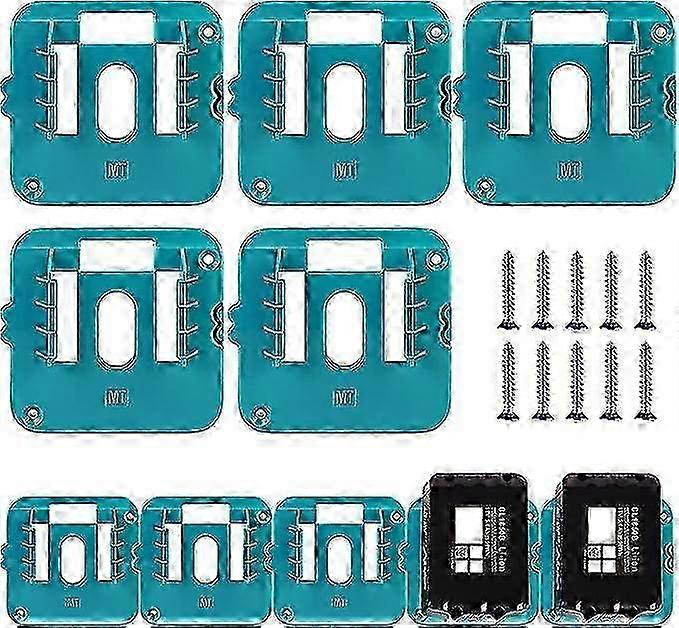5-Piece Battery Bracket Kit Compatible with Makita 14.4-18V Lithium Battery for Power Tool Suspension and Fastening Edition 1107