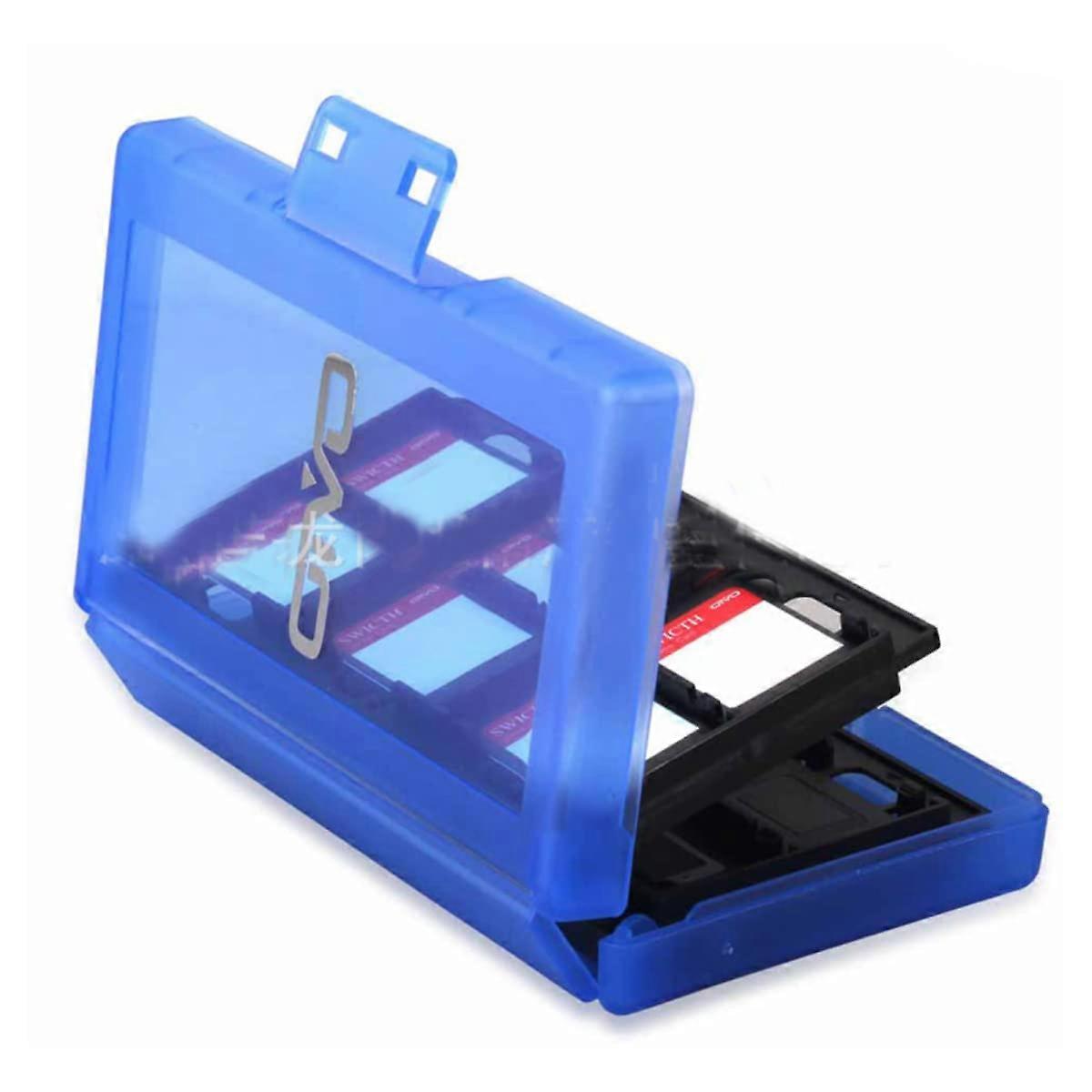 Portable 24-in-1 Game Card Case Mini Hard Travel Box for Nintendo Switch Accessories, Durable and Compact Storage Solution